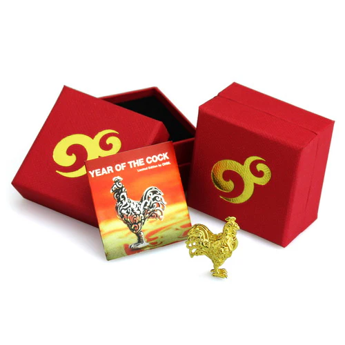 Year Of The Cock (Gold Vermeil) - Image 3