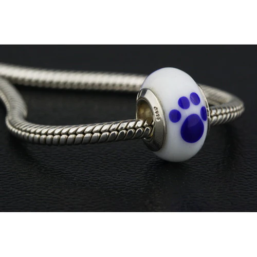 Blue/White Paw Print (Retired) - Image 2