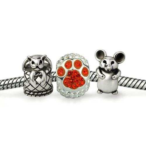 Orange/White Paw Pave (Retired) - Image 3
