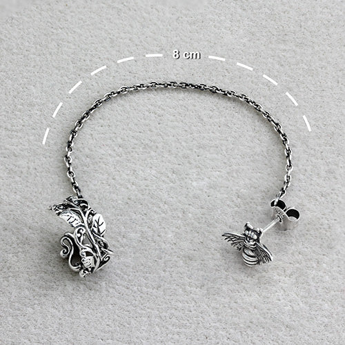 Bee Brave Earrings Withveritas Vine Ear Cuff - Image 3