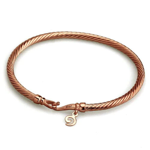 OHM Blushed Twisted Bangle - Image 4