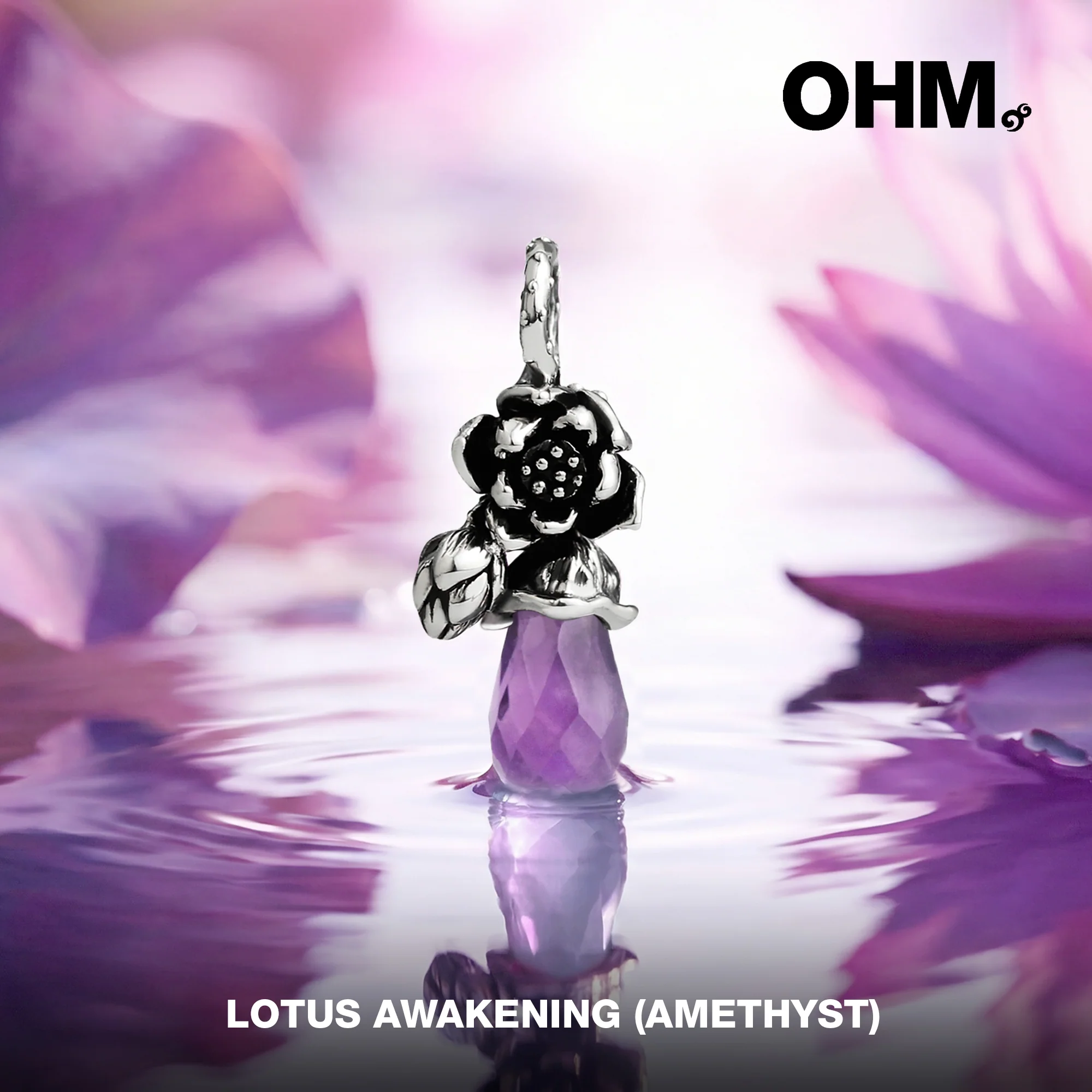Lotus Awakening (Amethyst) - Image 2