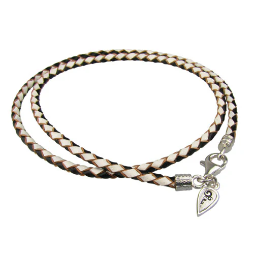 Lobster Clasp Leather Wrap Bracelet (Retired) - Image 2